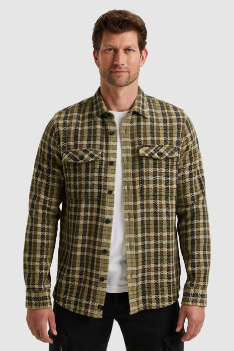 PME legend long sleeve shirt small herringbon